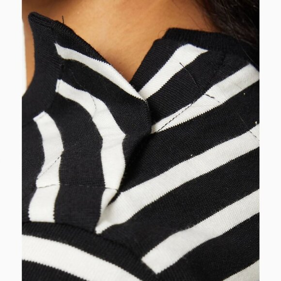 Marc Jacobs Striped Cotton Long Sleeve T-Shirt XL Luxe Minimalist EUC MSRP $295 - Picture 10 of 11